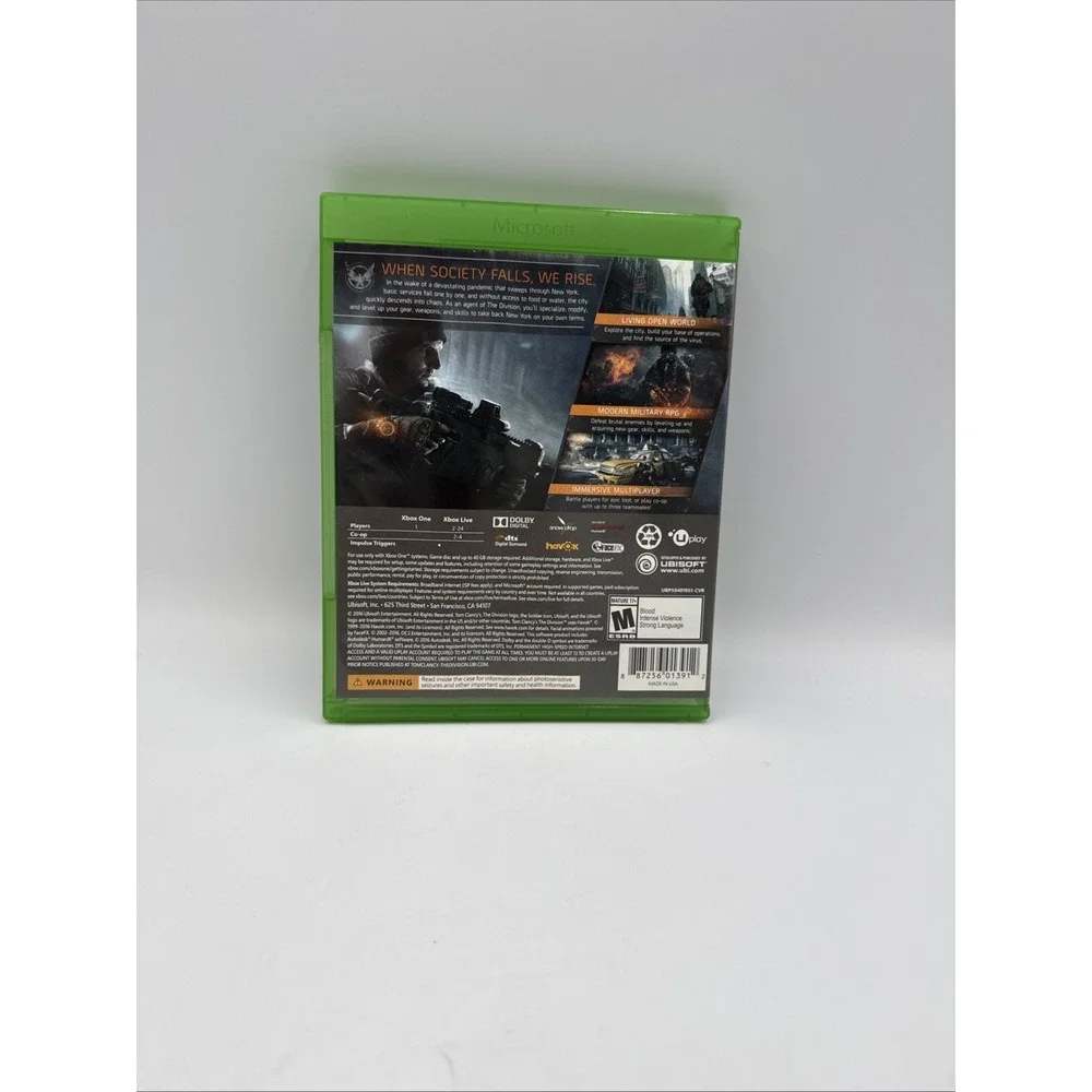 Tom Clancy's The Division - Microsoft Xbox One